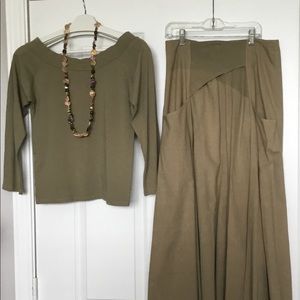 Casual 2pc Skirt Set